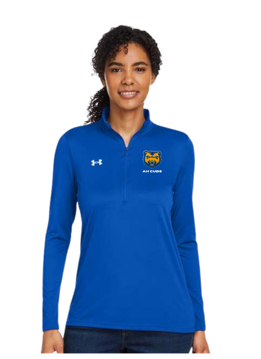 Women's Under Armour  1/4 zip - Embroidered Cub