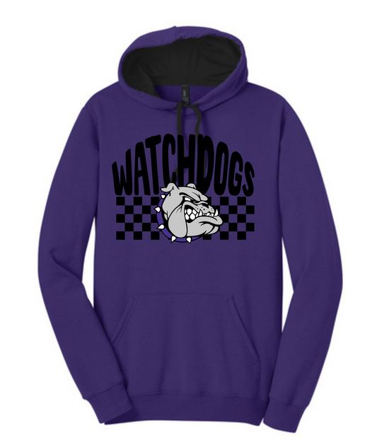 Adult - Beresford - 2 Tone Hoodie - Watchdogs Checkered