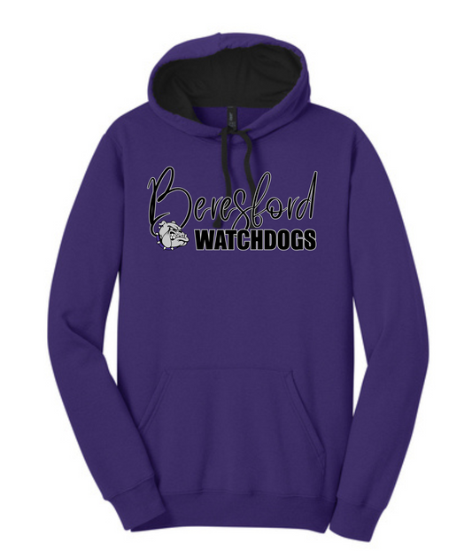 Adult - Beresford - 2 Tone Hoodie - Cursive