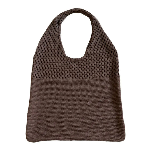 Vintage Knit Tote Bag