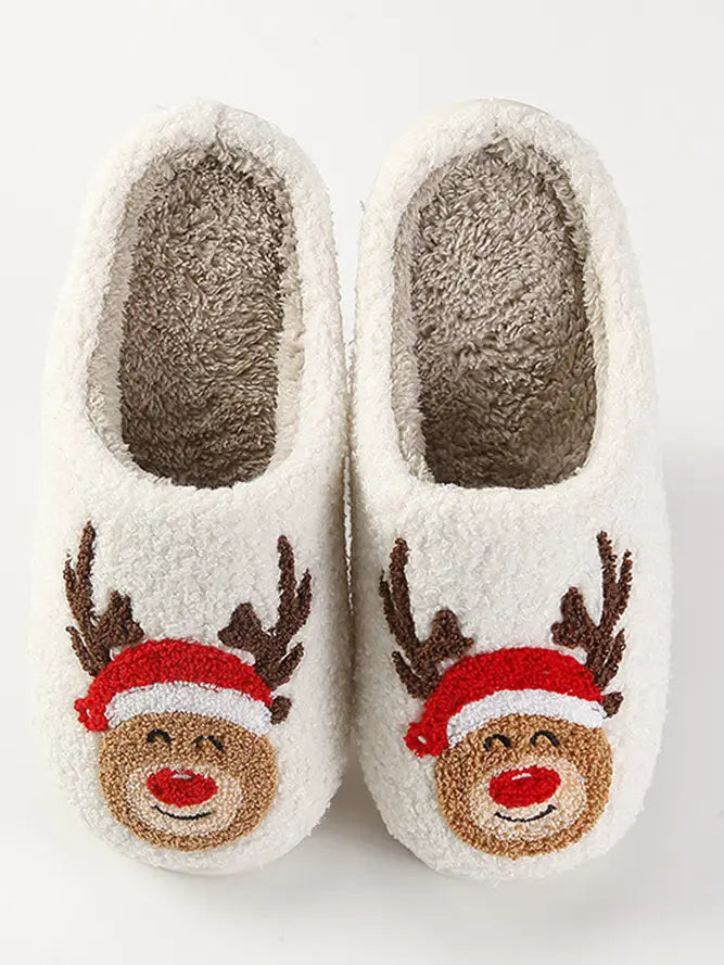 Warm Non-Slip Fuzzy Slippers
