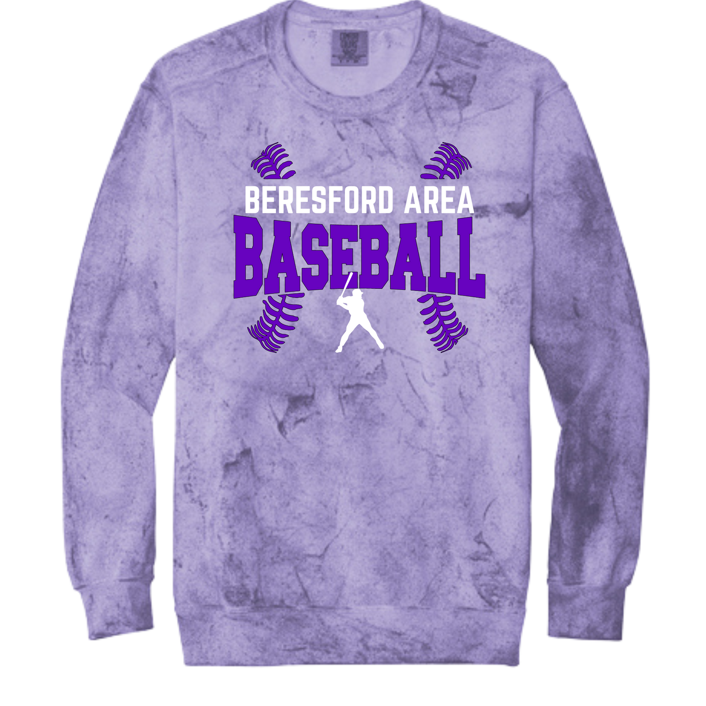 Comfort Colors Crew - Beresford/ Beresford Area - Baseball Stitches