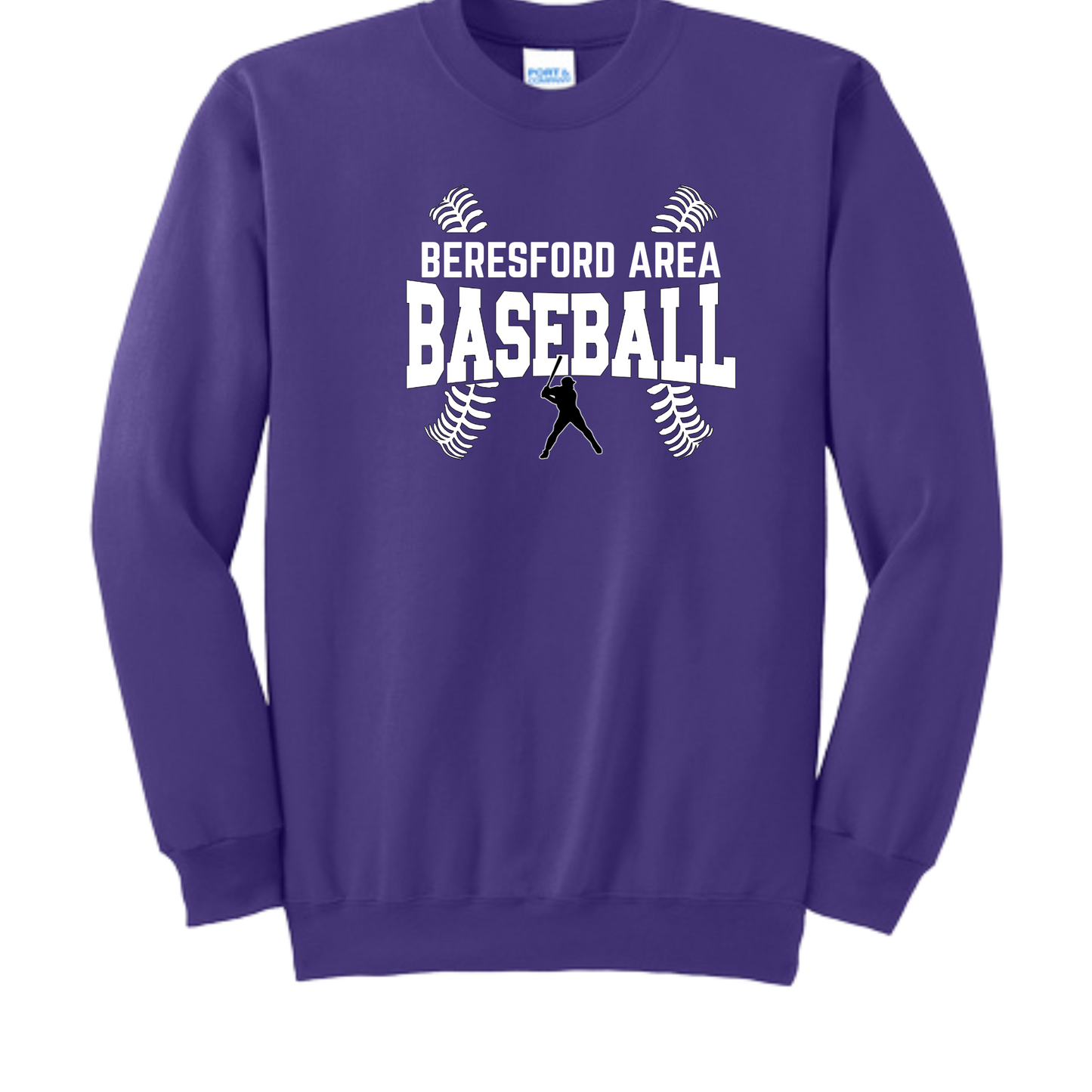 Port & Company Crew - Beresford/ Beresford Area - Baseball Stitches