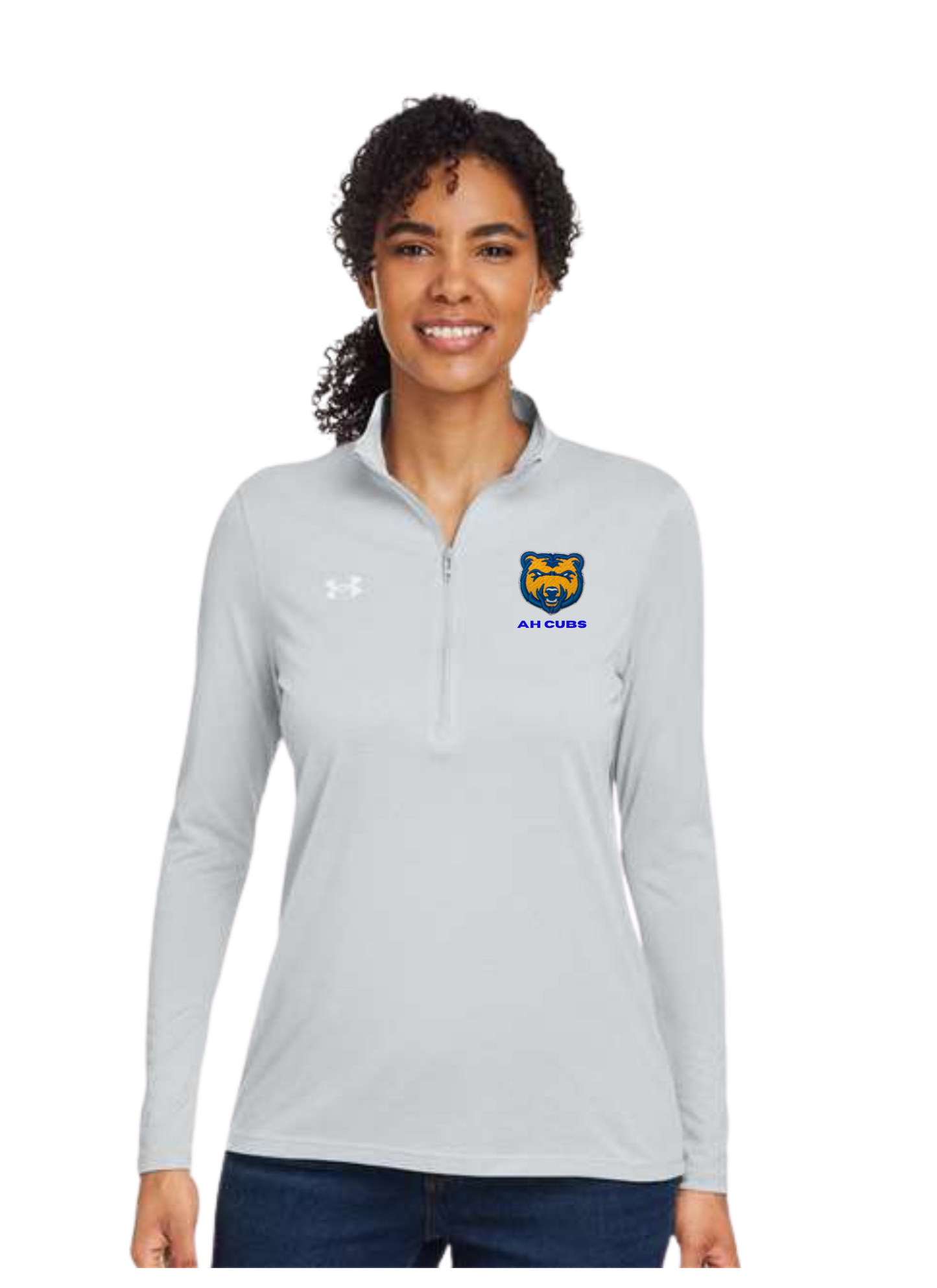 Women's Under Armour  1/4 zip - Embroidered Cub