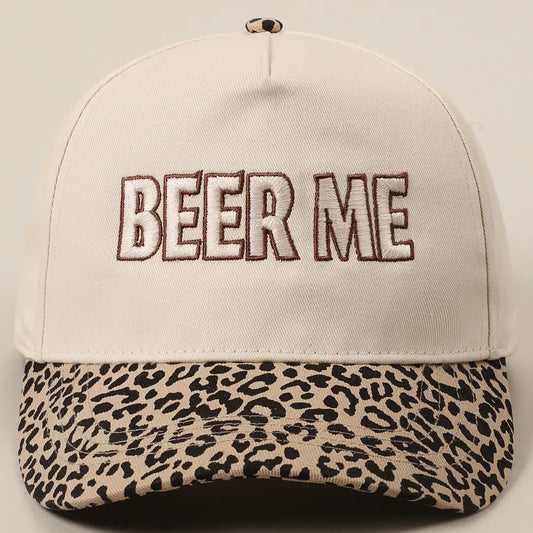 Beer me Trucker cap - Leapard