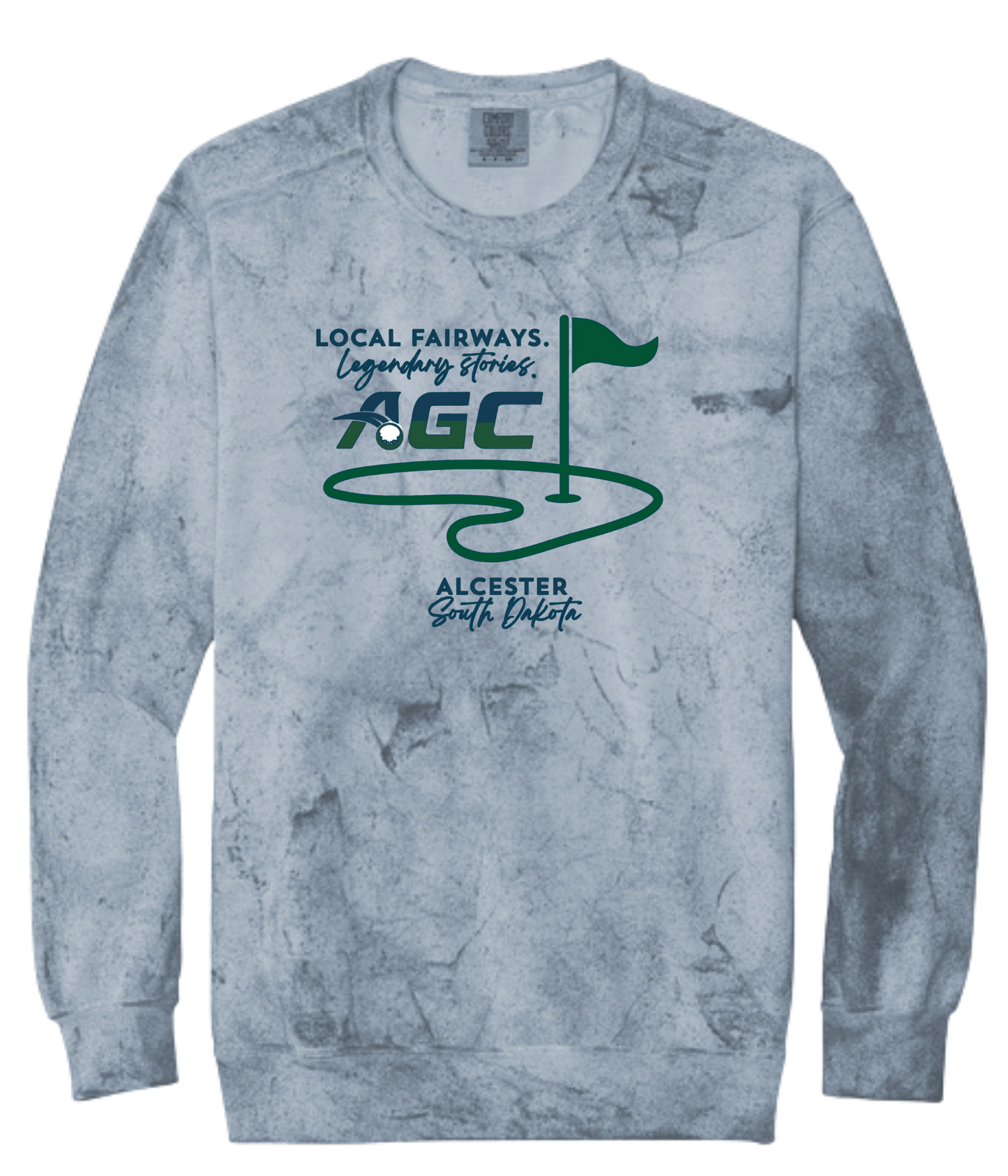 Alcester Golf Course - Color Black Crewneck- Local Fairways