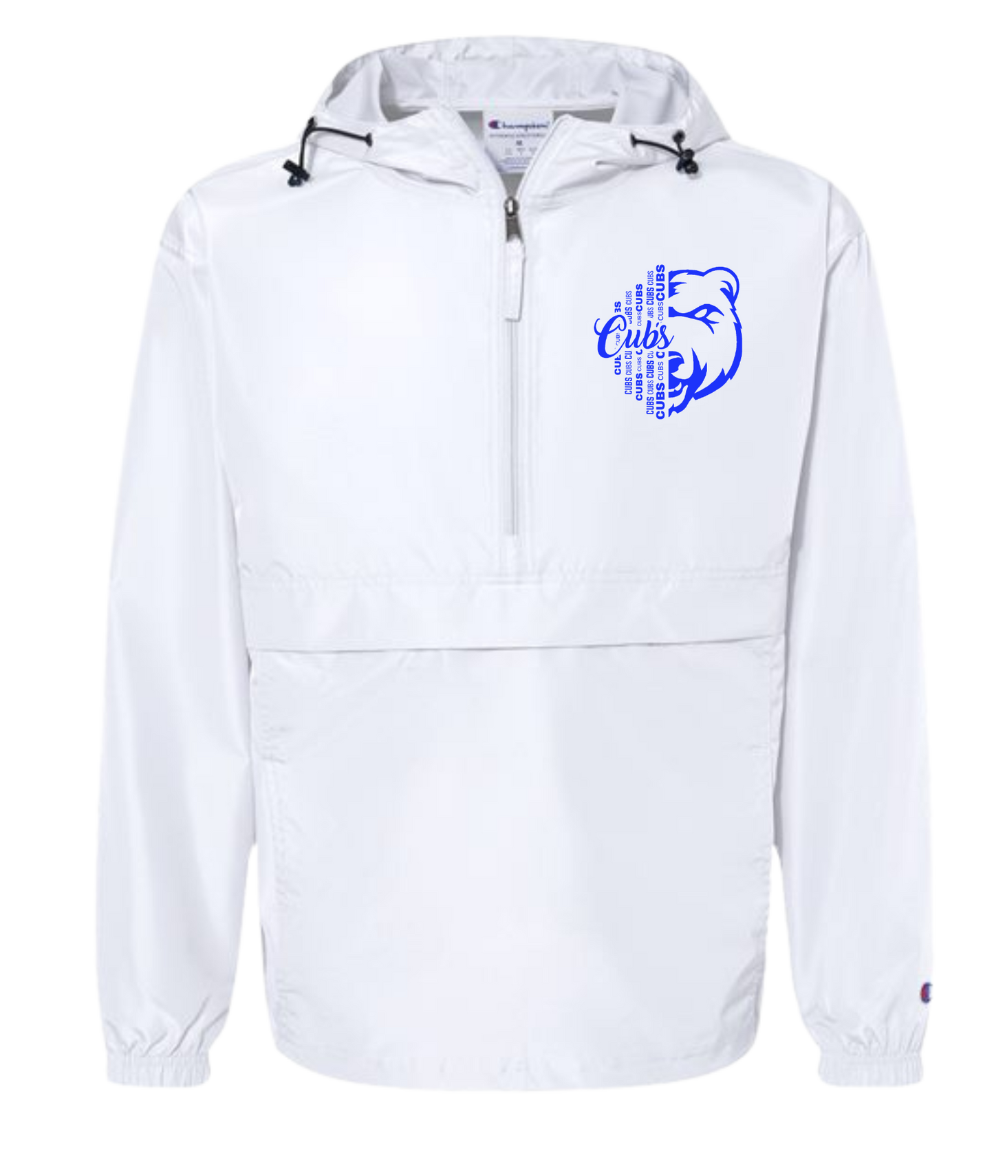 Men's Windbreaker Packable Jacket - 1/2 Face Cub