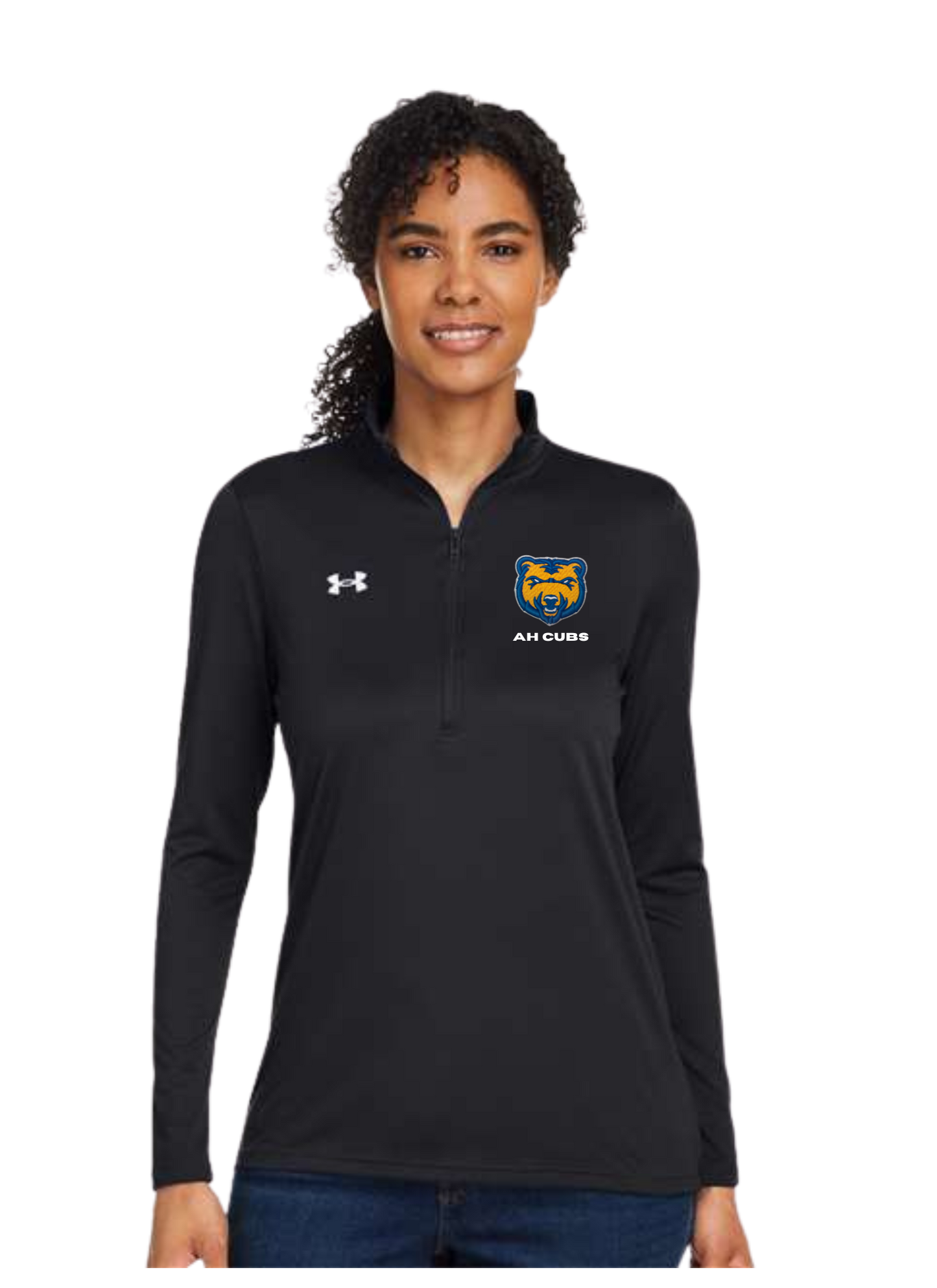 Women's Under Armour  1/4 zip - Embroidered Cub