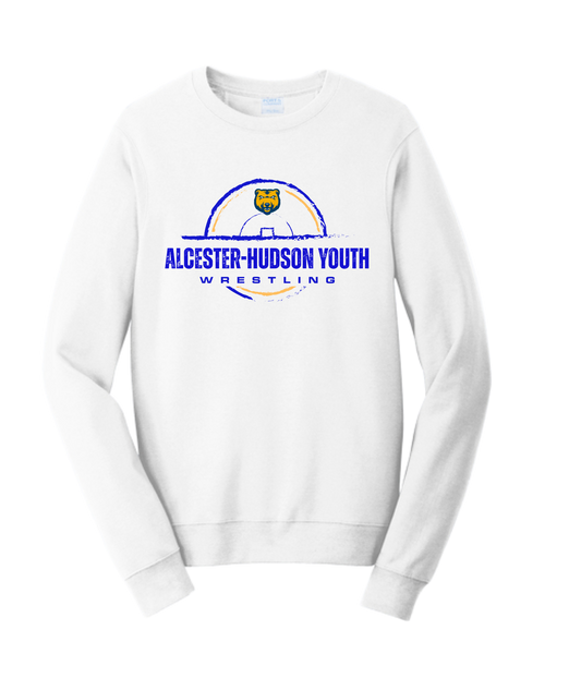 Alcester Youth Wrestling Crewnecks - Mat