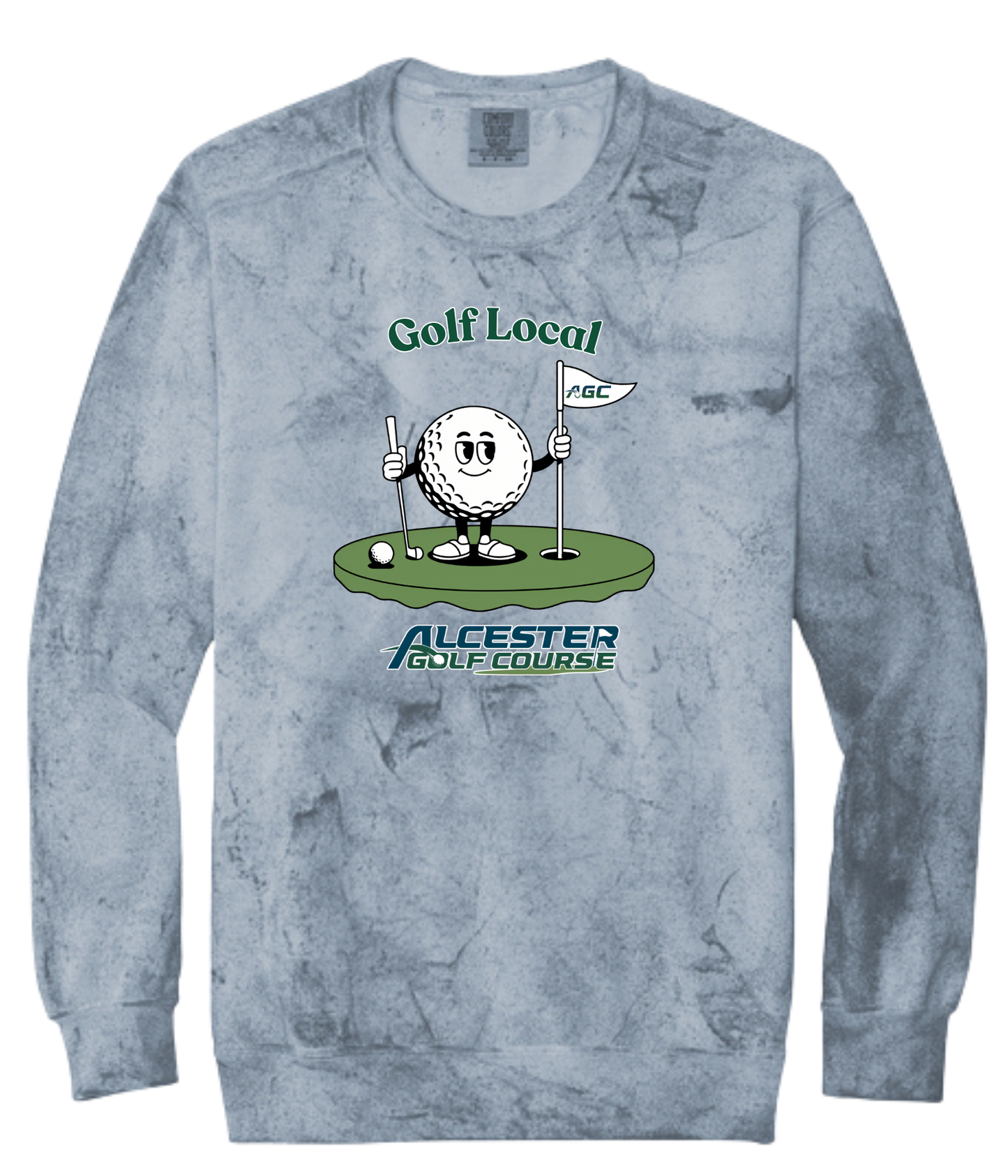 Alcester Golf Course - Color Black Crewneck- Golf Local