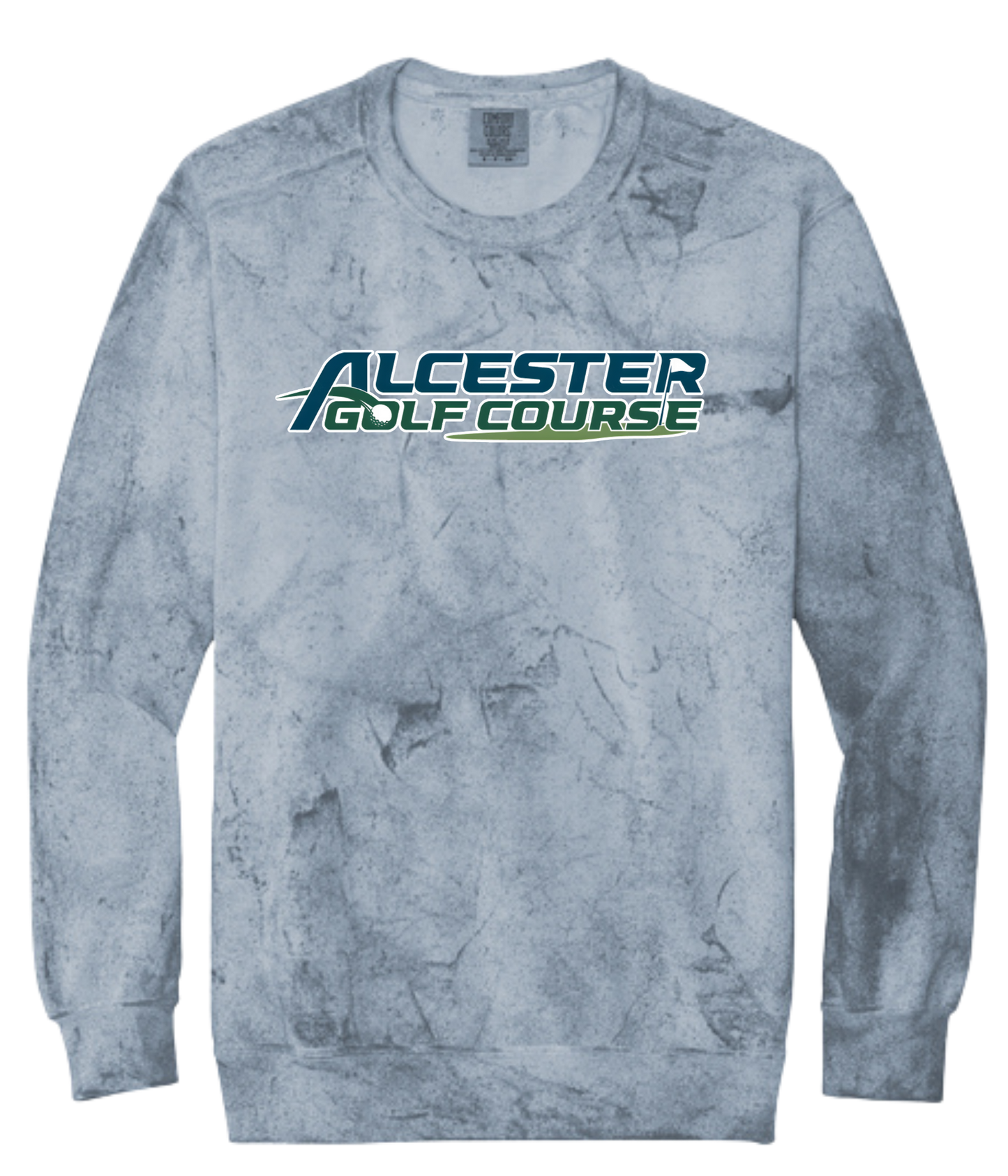 Alcester Golf Course - Color Black Crewneck- Logo