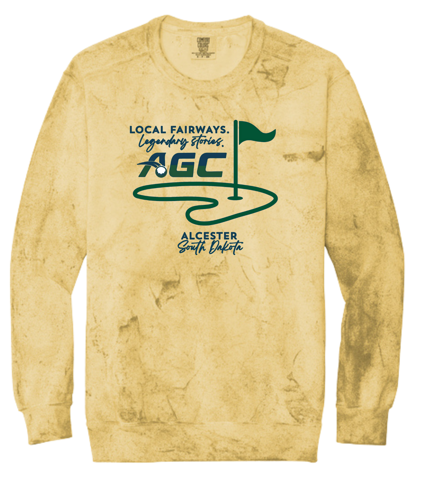 Alcester Golf Course - Color Black Crewneck- Local Fairways