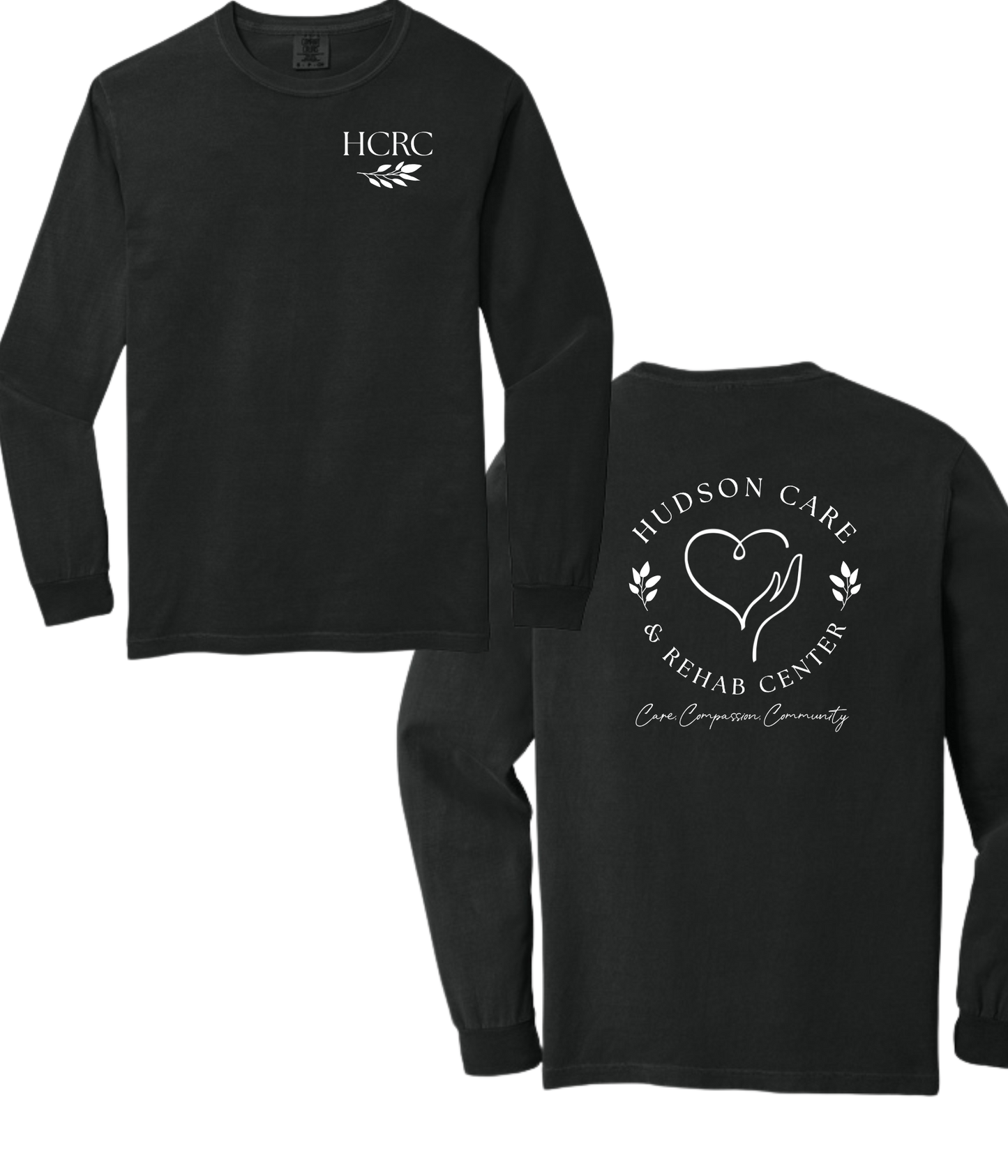 Hudson Care & Rehab - Comfort Color Long Sleeved Tee - Vine