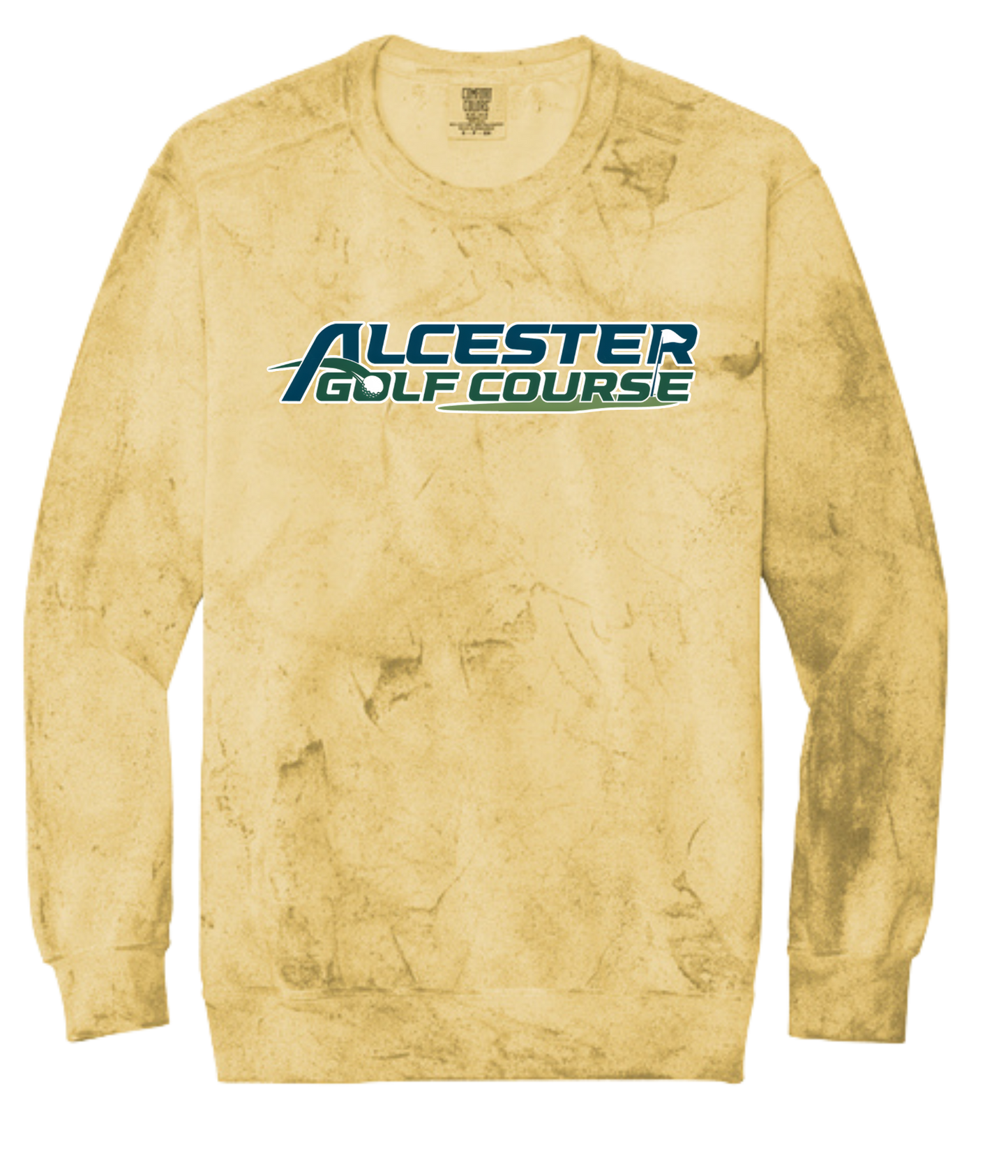 Alcester Golf Course - Color Black Crewneck- Logo