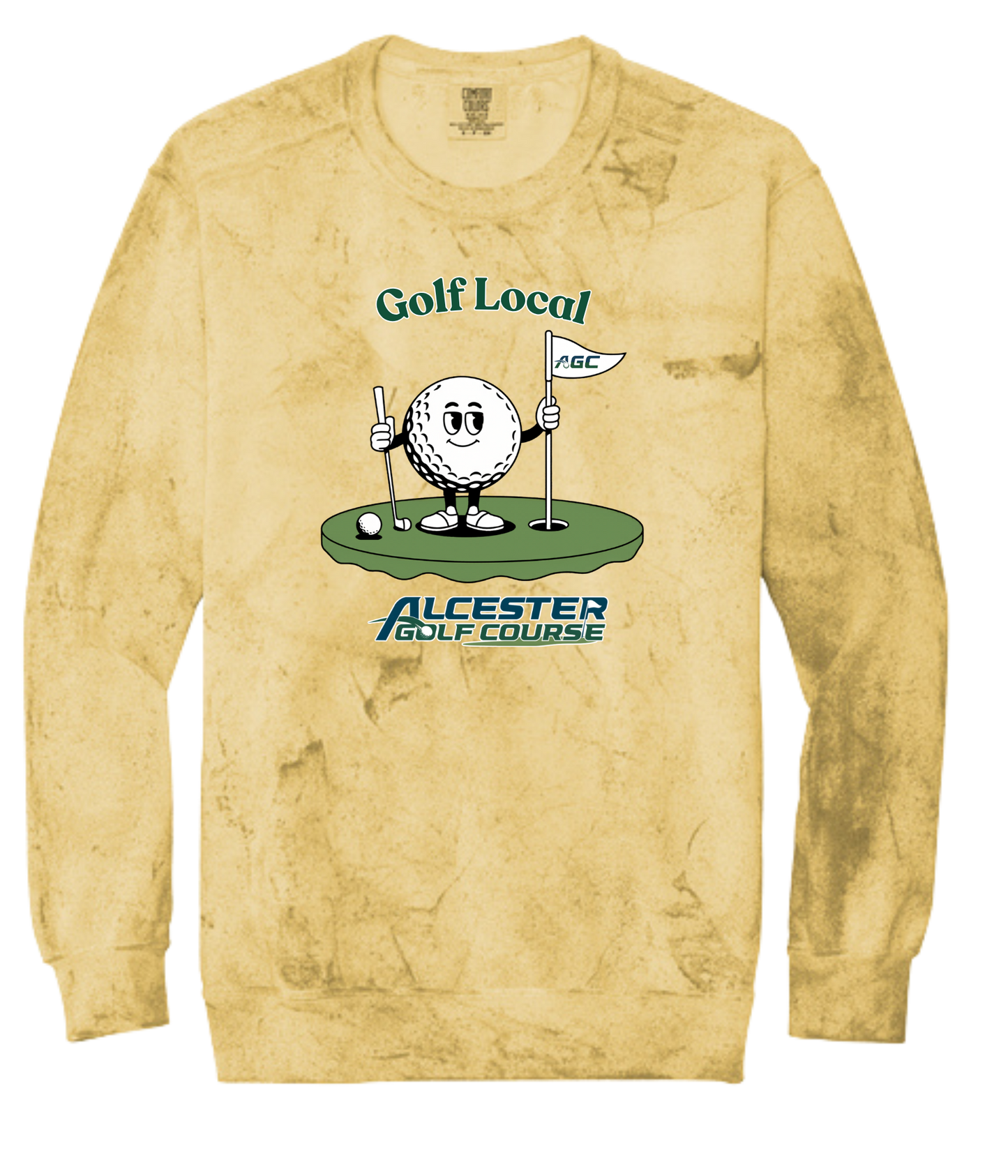 Alcester Golf Course - Color Black Crewneck- Golf Local