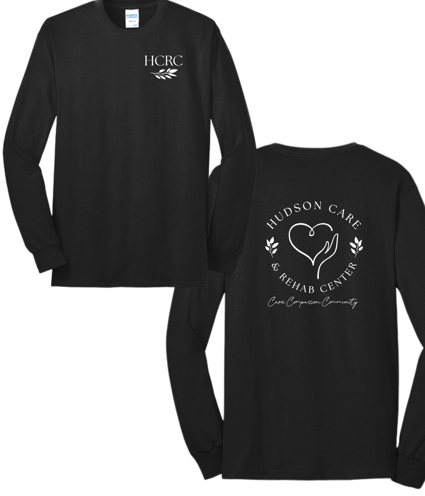 Hudson Care & Rehab - Port & Co Long Sleeved Tee - Vine