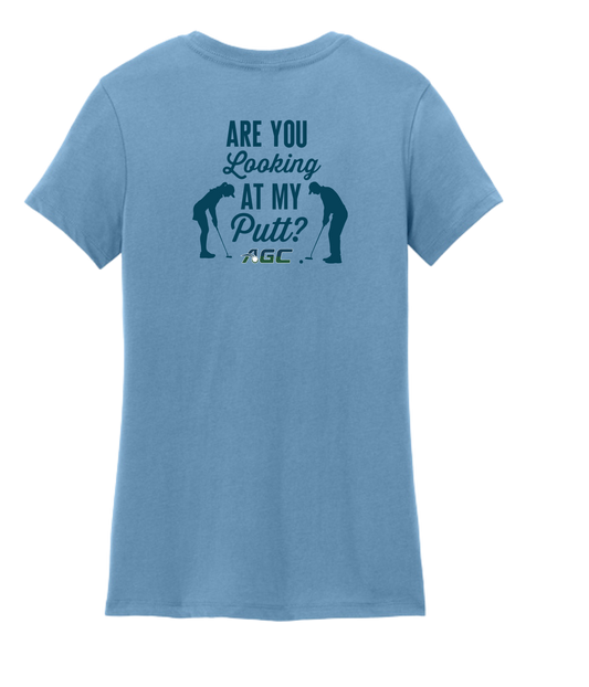 Alcester Golf Course - Women's Tee - Looking at my Putt