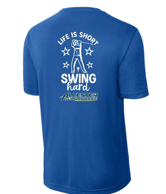 Alcester Golf Course - Unisex Dry-Fit Tee - Swing Hard