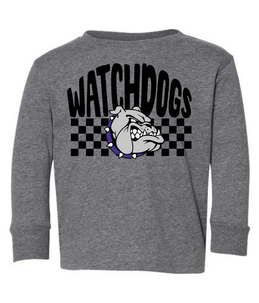 Toddler - Beresford - Long Sleeve - Checkered Watchdog
