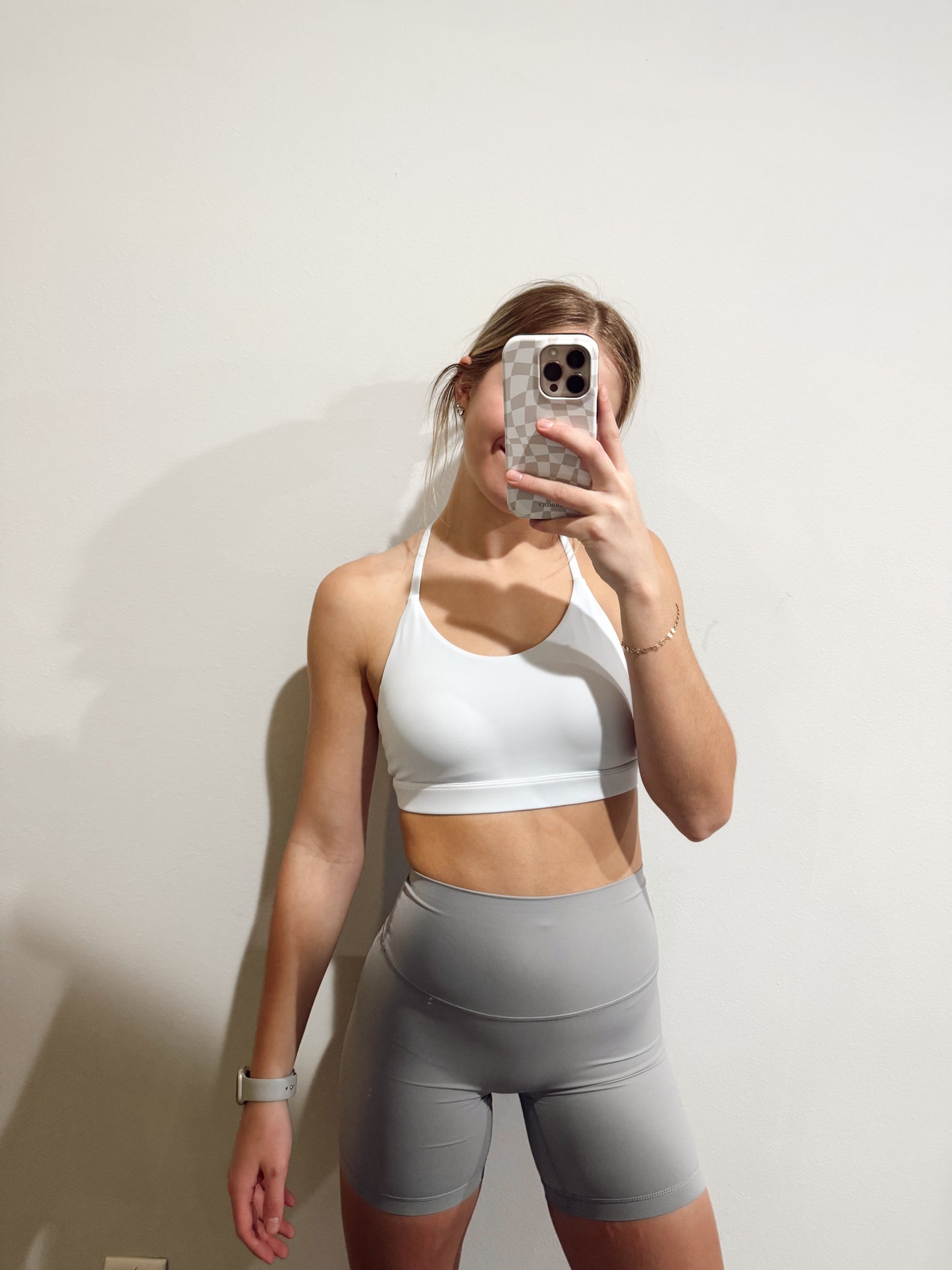 Triangle-Back Sports Bra