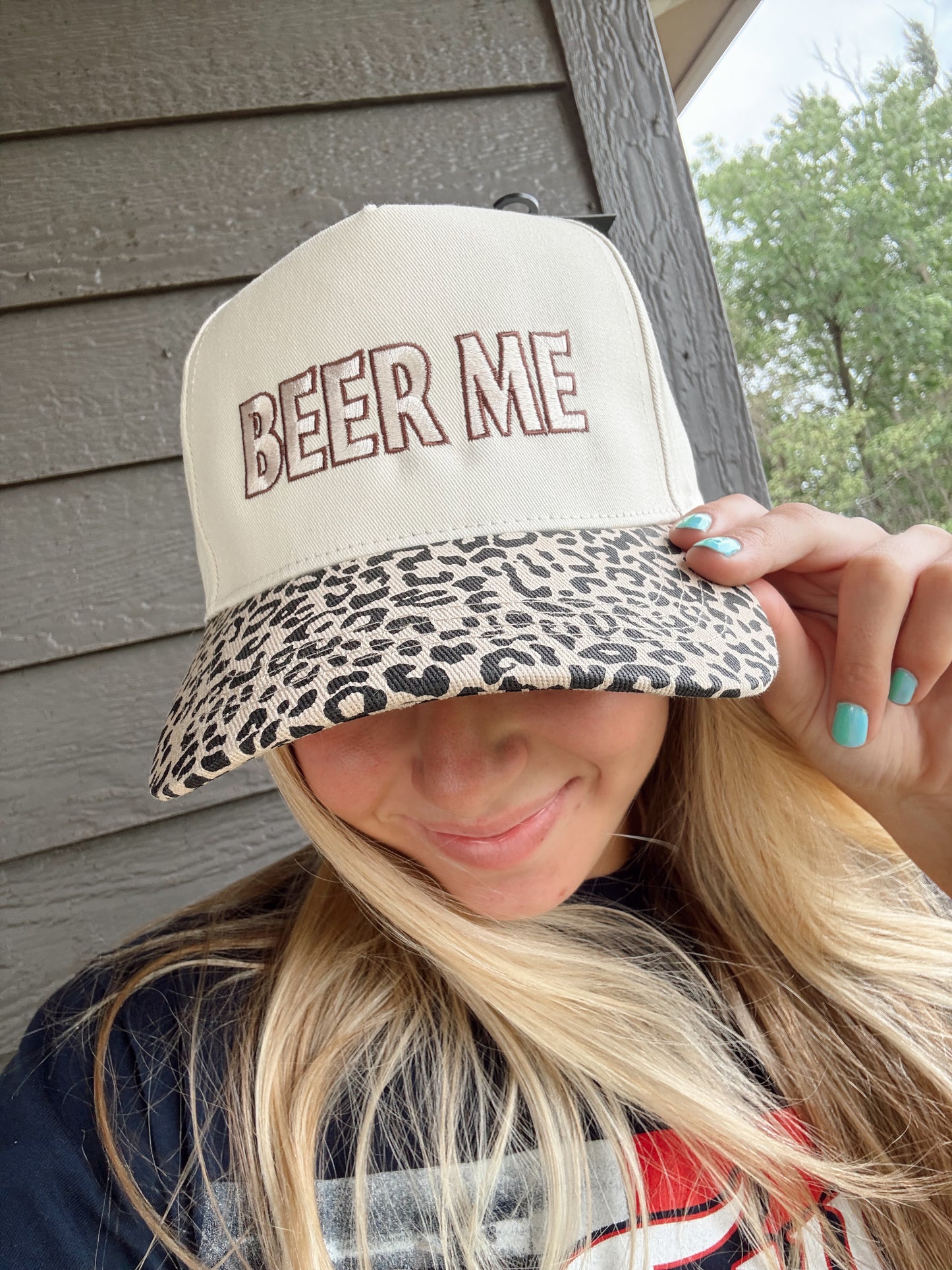 Beer me Trucker cap - Leapard