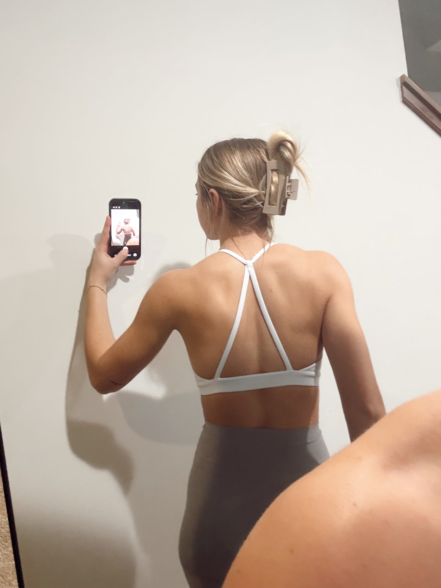 Triangle-Back Sports Bra