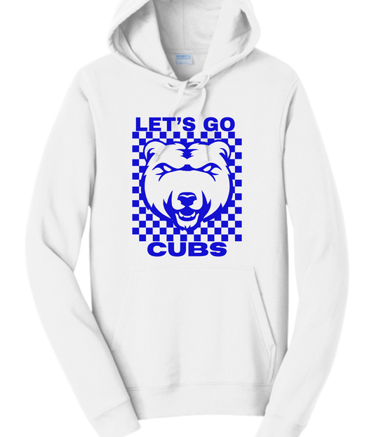 Adult Hoodie - Let's Go Cubs