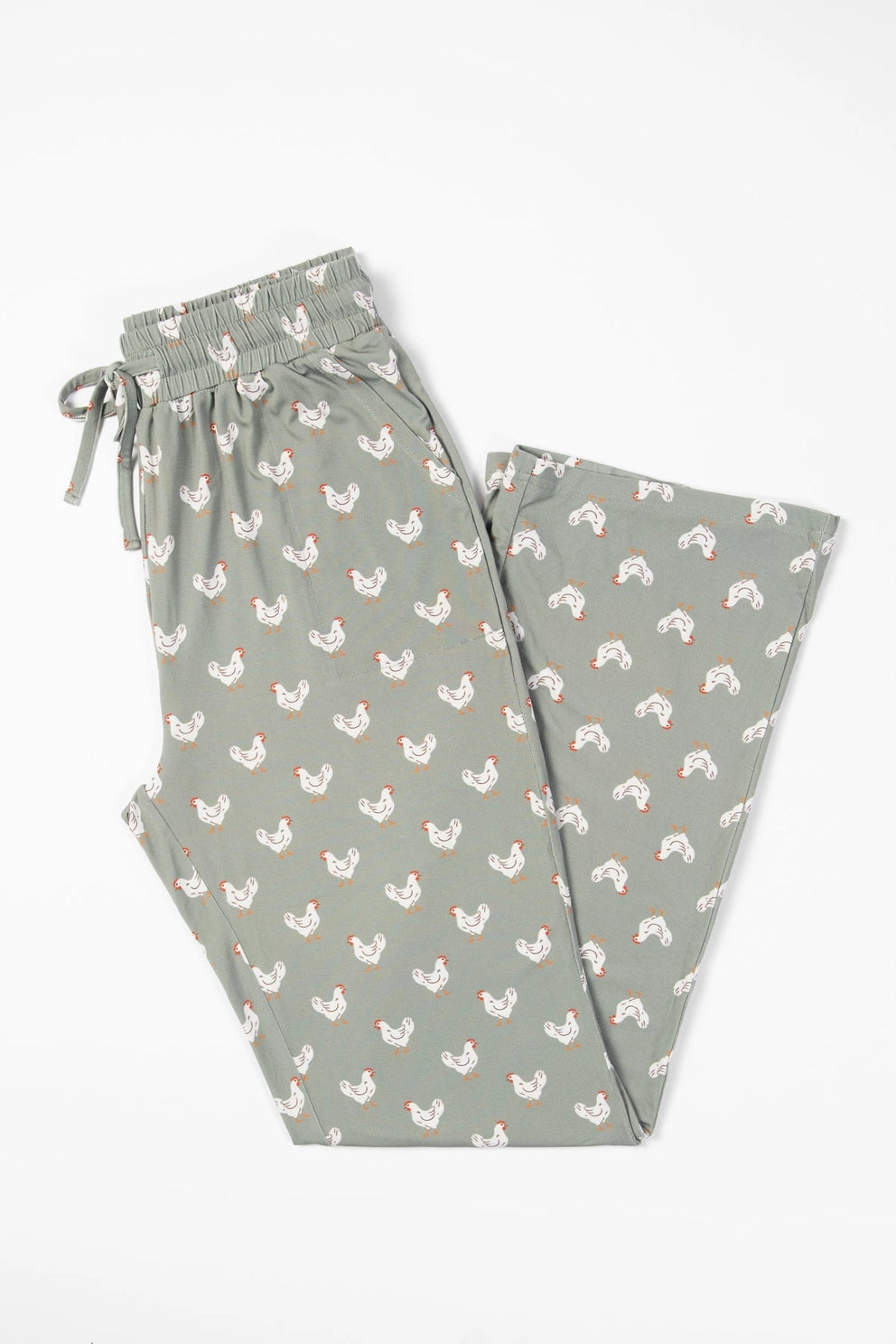 Chicken Bamboo Pajama Pajama Pants - Sage