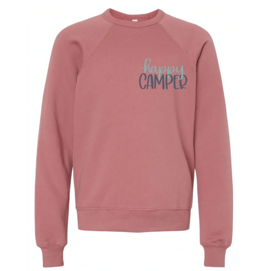 Adult size M- "Happy Camper"