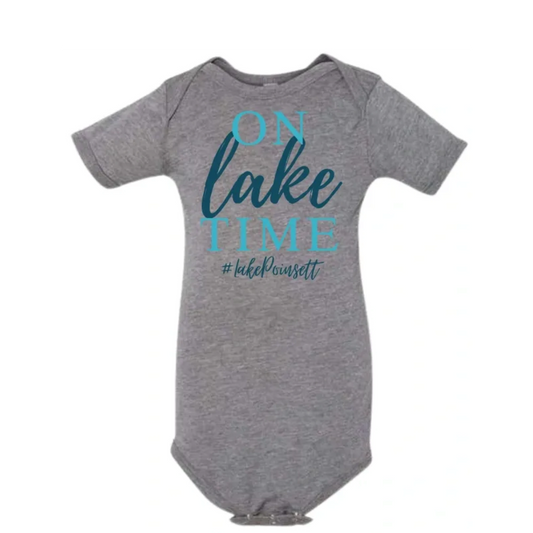 On Lake Time Onesie
