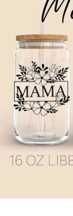 Mama Glass Cup