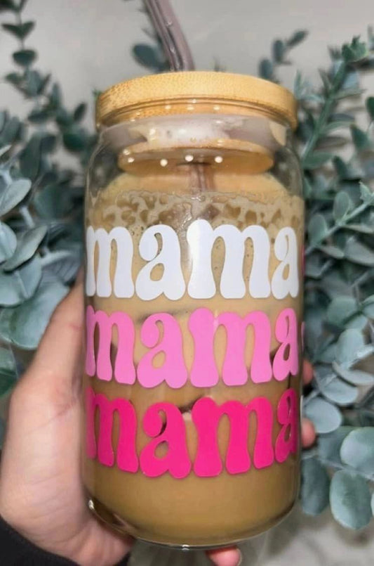 Mama Mama Glass Cup